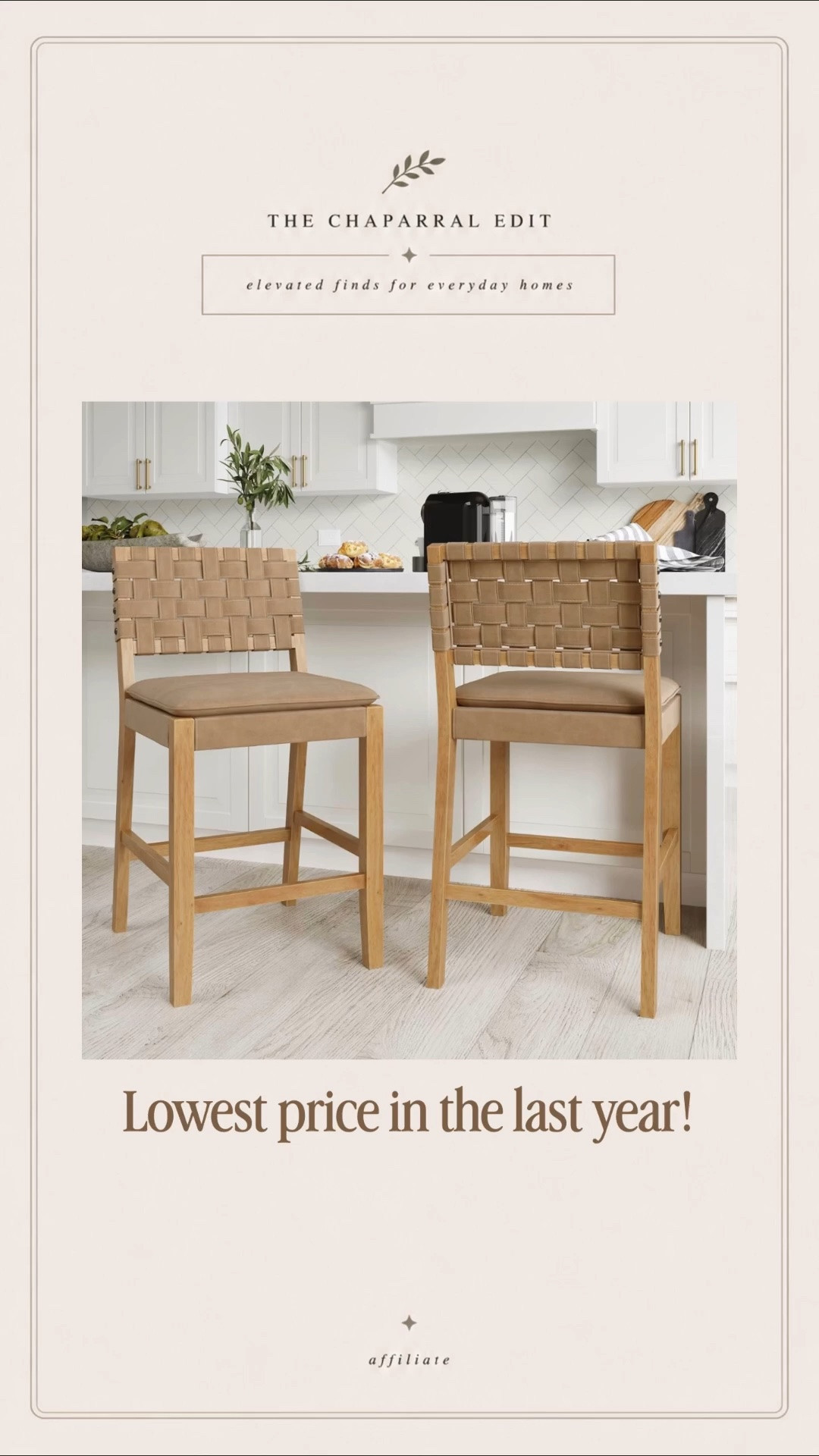 One more piece for our kitchen remodel! These organic modern kitchen counter stools 🤍

After way too much debating, we finally decided on these Nathan James counter stools for our white oak kitchen island. They have the warm wood tones, clean lines, and timeless look I wanted for our kitchen remodel, and they’re one of my favorite designer-inspired finds.

Even better—they’re currently on sale and at their lowest Amazon price in the past year, making this a great time to grab them if they’re already on your wishlist.

I’ve linked the stools we’re using in our kitchen renovation.

#LTKHome #LTKSaleAlert