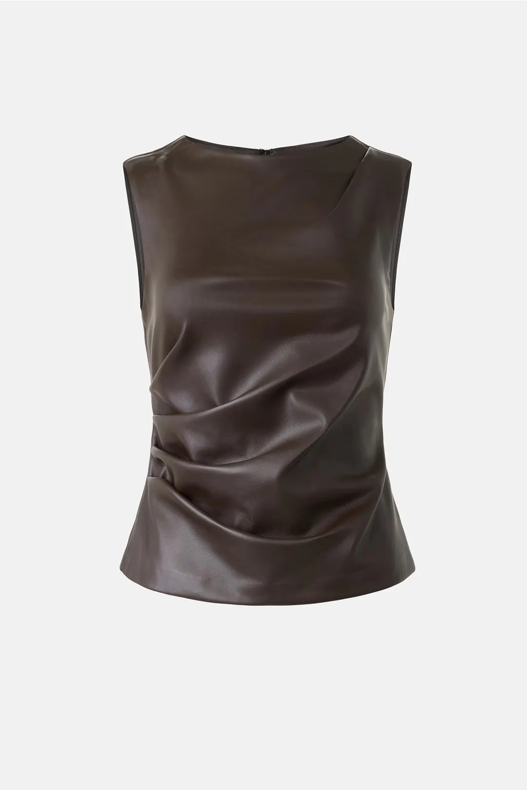 Meg Vegan Leather Top | Rent the Runway