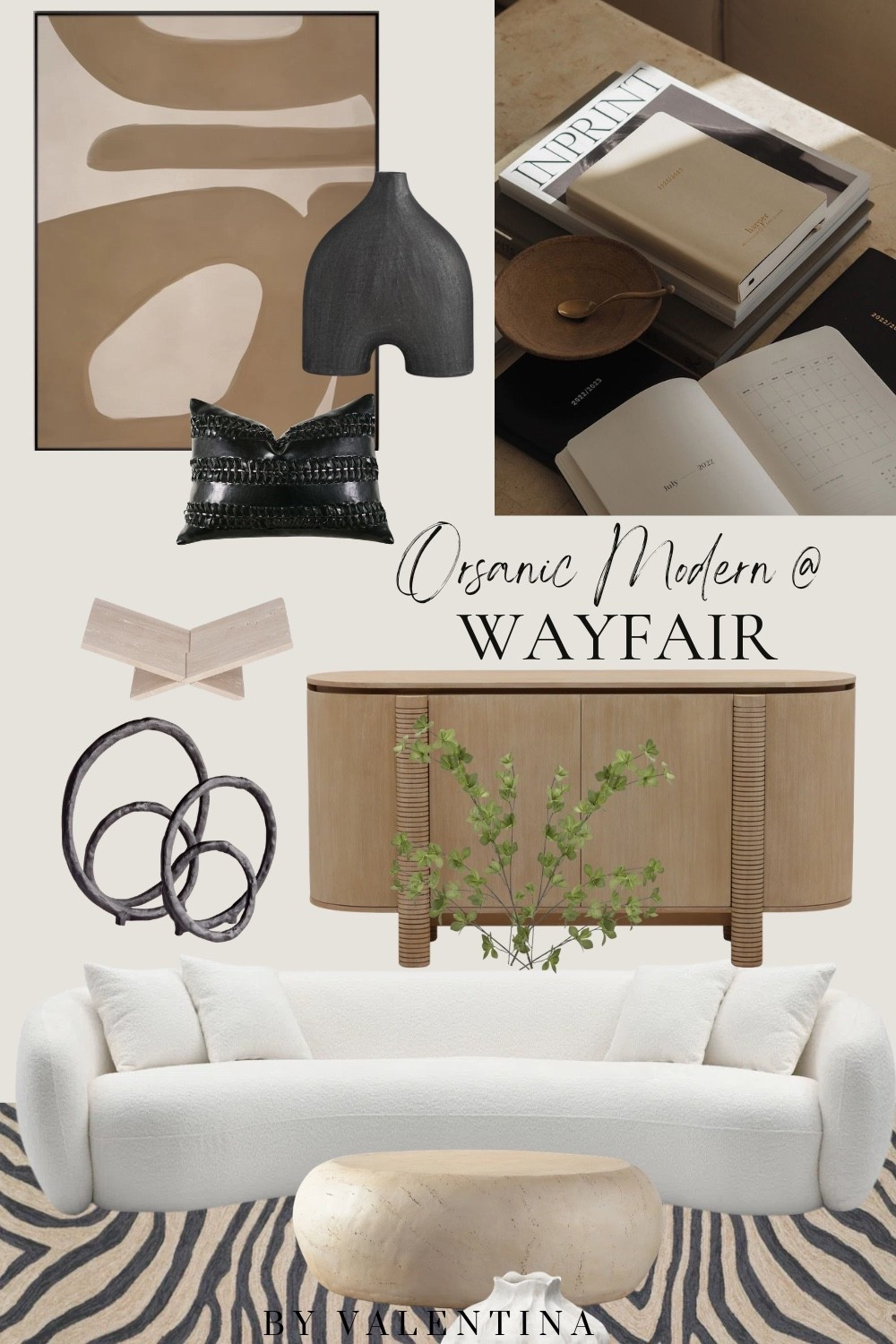 ￼ Organic modern, it takes our breath away.  Warm woods, sculptural black accents, and creamy white sofa--all the earthy-meets-modern magic we can't get enough of. And yes, it's all from Wayfair.

#LTKHome #LTKSeasonal #LTKdayinmylife