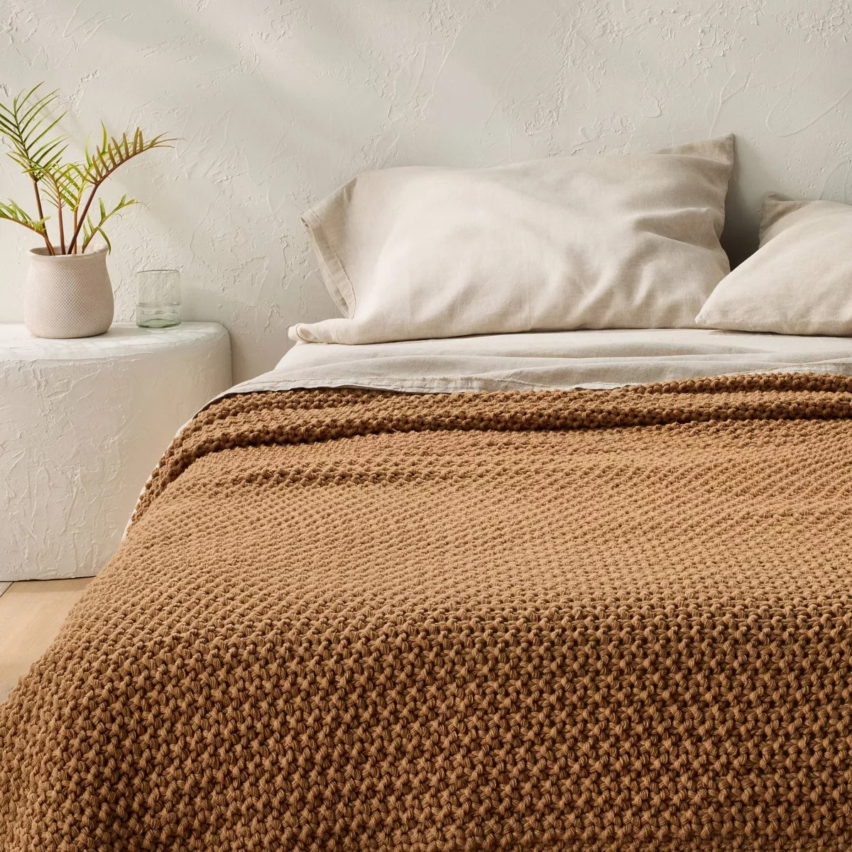 Chunky Knit Bed Blanket - Casaluna™ | Target
