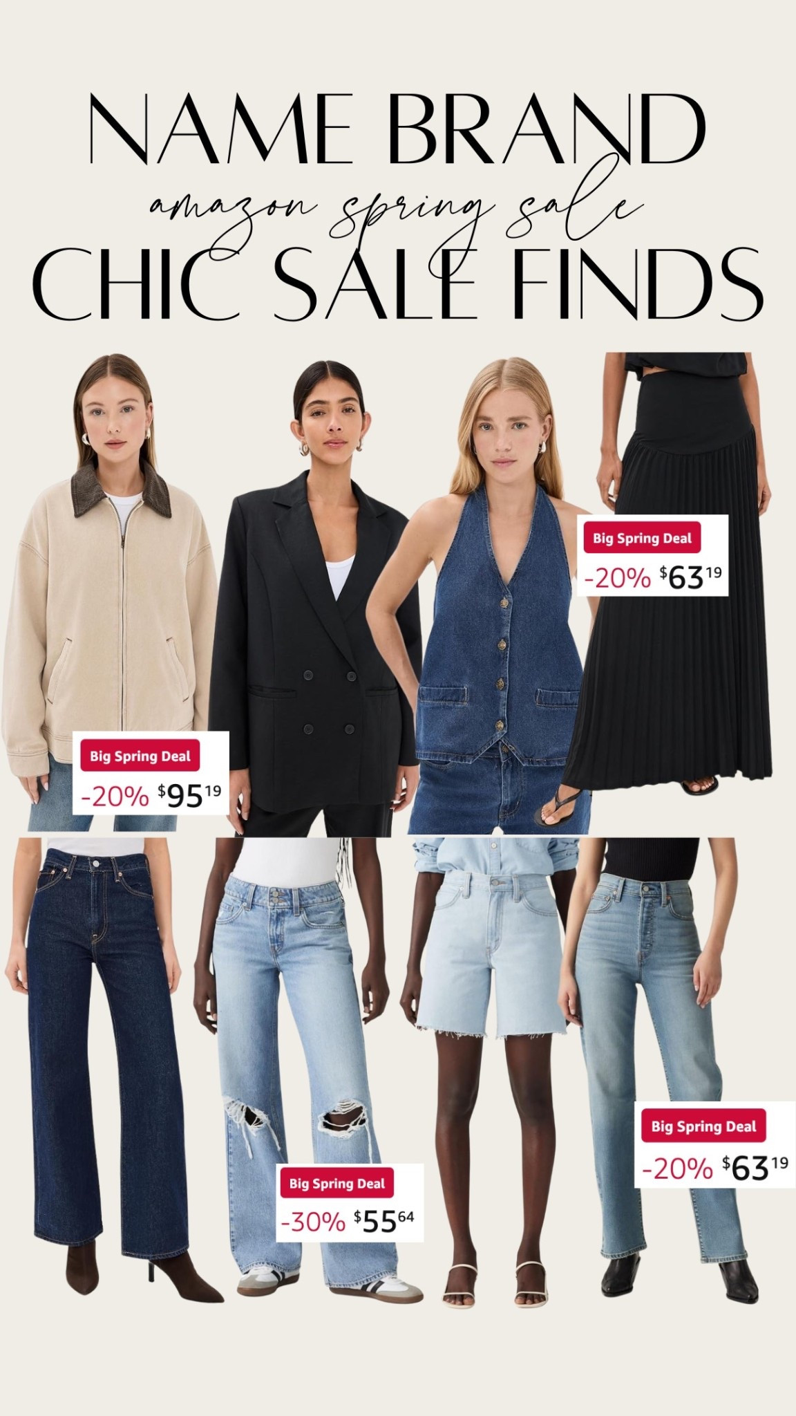 Name brand clothing at a discount from Amazon Prime Days! Good for country concert summer date night, workwear.

Levi's denim jeans & shorts, Lioness jacket, Lioness blazer, Lioness vest, Lioness skirt 

 #LTKOver40 #LTKSaleAlert #LTKStyleTip