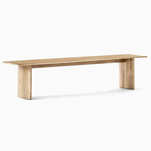 Anton Solid Wood Dining Bench (58"–72") | West Elm (US)
