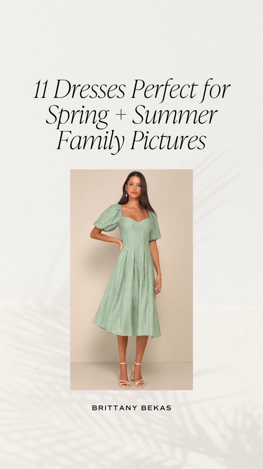 👇🏻You are going to want to save this one ....These dresses are perfect for spring & summer photos! 🌸☀️

If you’re planning family pictures, a beach session, or just want something cute & on-trend for spring/summer, I’ve got you. I found 11 gorgeous dresses from @lulus that check all the boxes:
✔️ Flowy & flattering
✔️ Lightweight & breezy (because hello, summer heat ☀️)
✔️ Perfect for soft, dreamy movement in photos
✔️ Colors & textures that actually photograph well

From soft pastels to beachy neutrals, these picks will make you look effortlessly put together without trying too hard. I mean… I’d wear these on repeat even outside of photos. 😉

💬 COMMENT “DRESSES” to get all the links straight to your DMs!

#SpringStyle #FamilyPhotoOutfits #familyphotos #styleguide #PhotoshootStyle #vacationoutfits #ltkstyletip #lulus #springdresses #vacationdresses #familypictures #familypictureoutfits #whattowear #photographytips