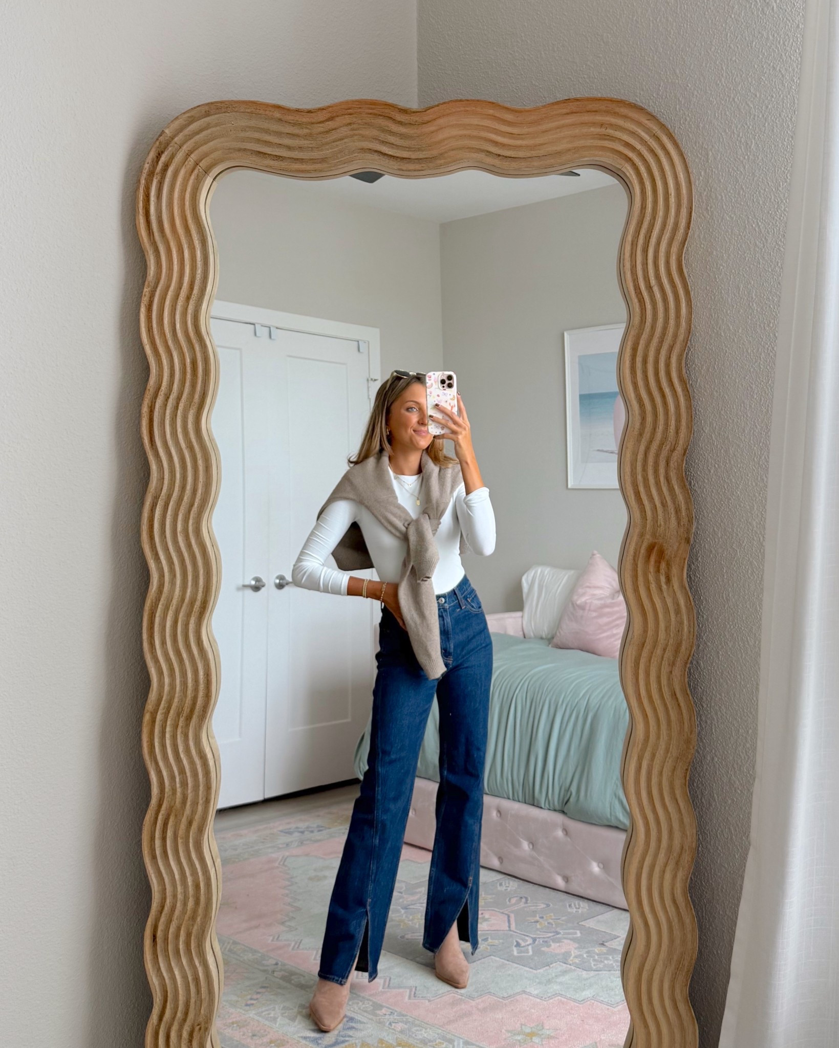 fall outfit ideas from Abercrombie 🤎 everything on sale + an extra 25% off with code AFLTK. wearing an XS in a top and 24 regular in the jeans 

#LTKSaleAlert #LTKFallSale