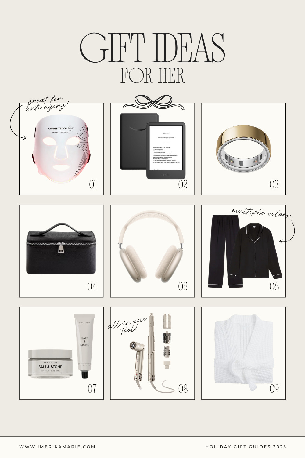 Holiday Gift Guide for Her. Gift Ideas for Her. Gifts for girlfriend. Gifts for wife. Gifts for mom. Gifts for fiancée. Gifts for best friends.  

 

#LTKCyberWeek #LTKGiftGuide #LTKHoliday