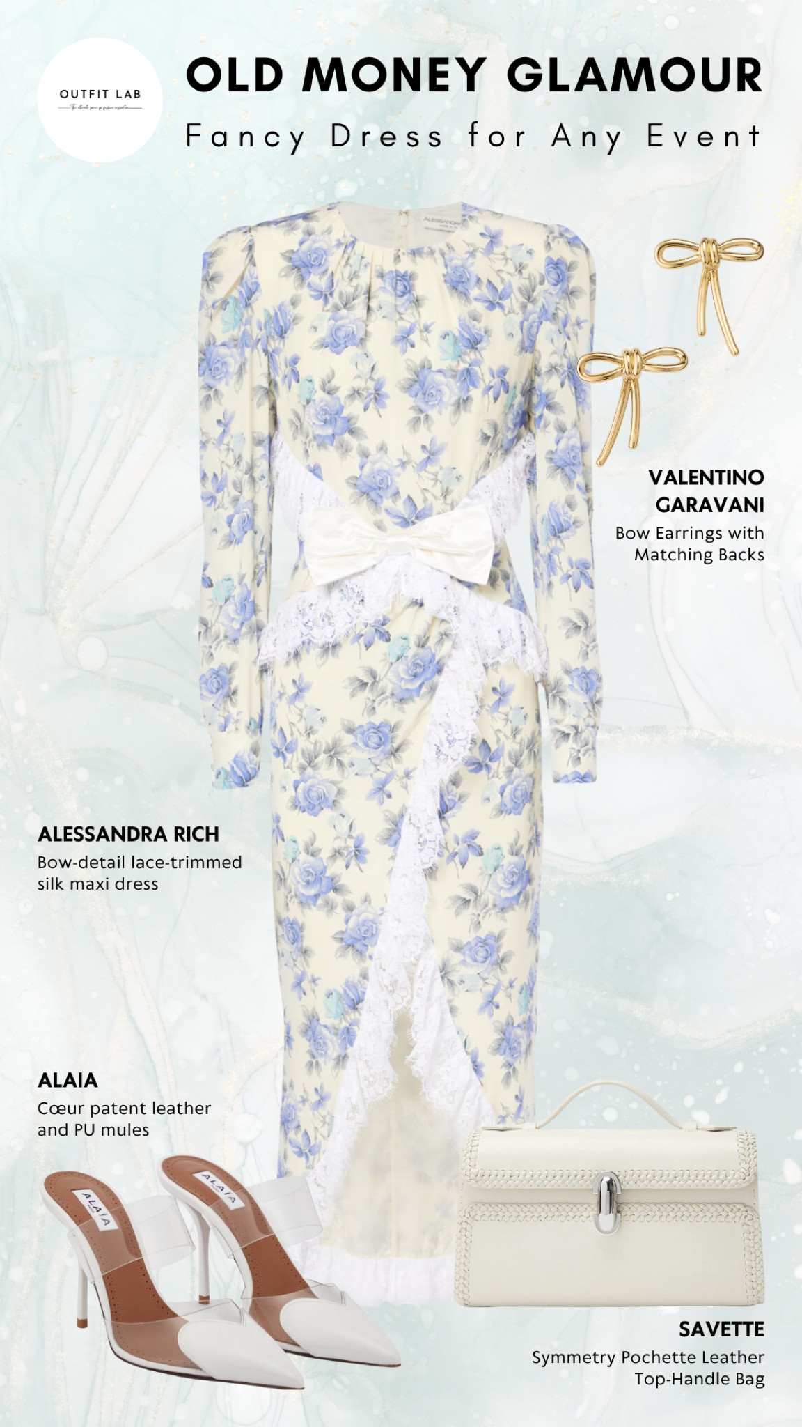 Old Money Glamour: Fancy Dress for Any Event – Shop Now!

Embrace old money glamour with this gorgeous fancy dress, perfect for a variety of events. Featuring an elegant Alessandra Rich dress paired with chic Alaia mules for a sophisticated look. Complete the ensemble with a stylish Savette bag and dazzling Valentino Garavani earrings. Ideal for any upscale occasion, this outfit ensures you exude timeless elegance and grace. Shop now to elevate your wardrobe with this stunning old money style ensemble!

#LTKParties #LTKWedding #LTKStyleTip