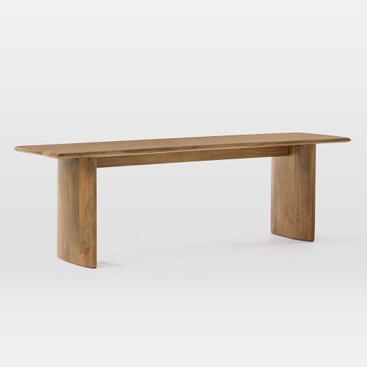 Anton Solid Wood Dining Bench (58"–72") | West Elm (US)