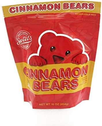 Sweet Candy Company Red Cinnamon Gummy Bears - Hot and Spicy Cinnamon Gummy Candy, Gluten Free Gu... | Amazon (US)