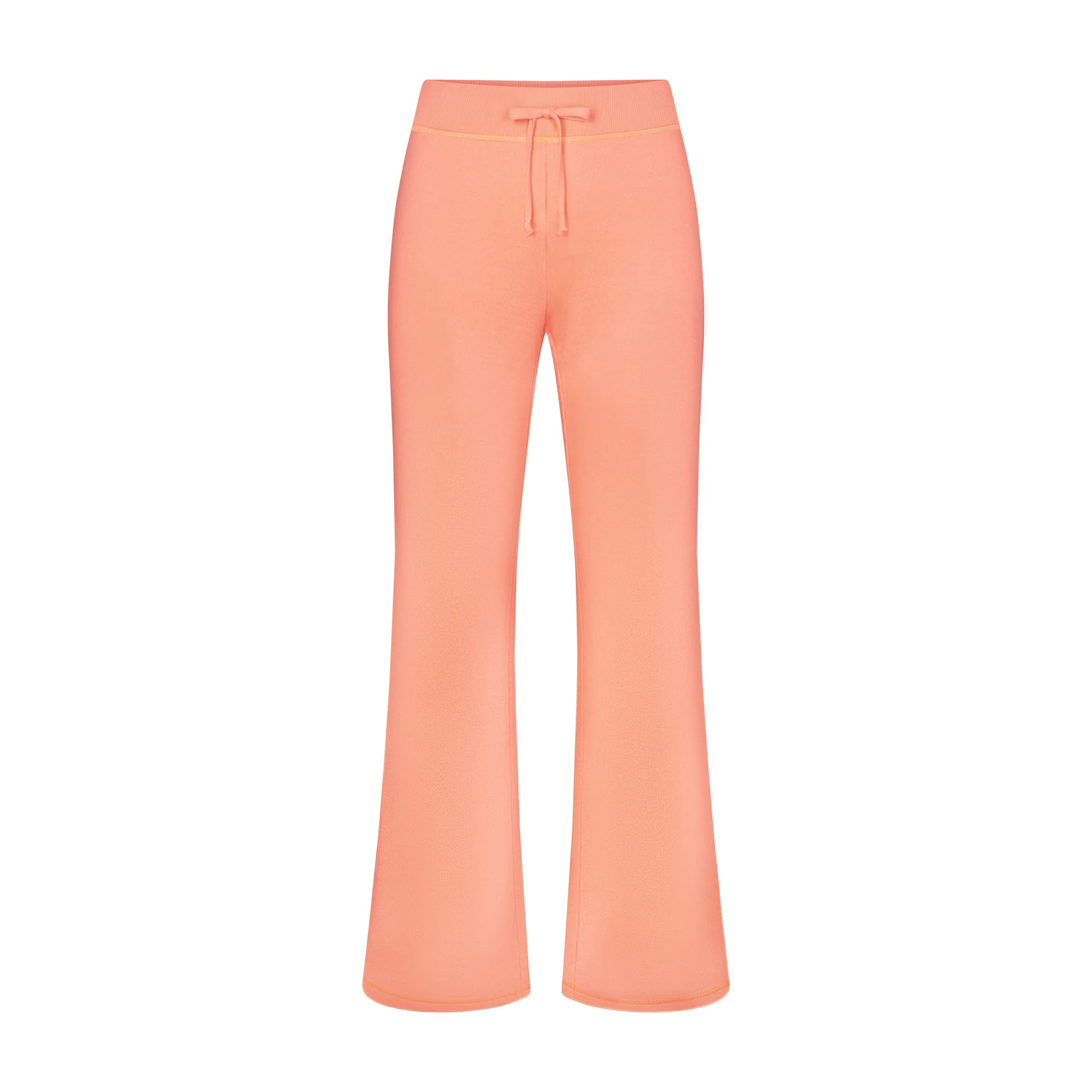 MODAL FRENCH TERRY FLARE PANT | NEON ORANGE | SKIMS (US)