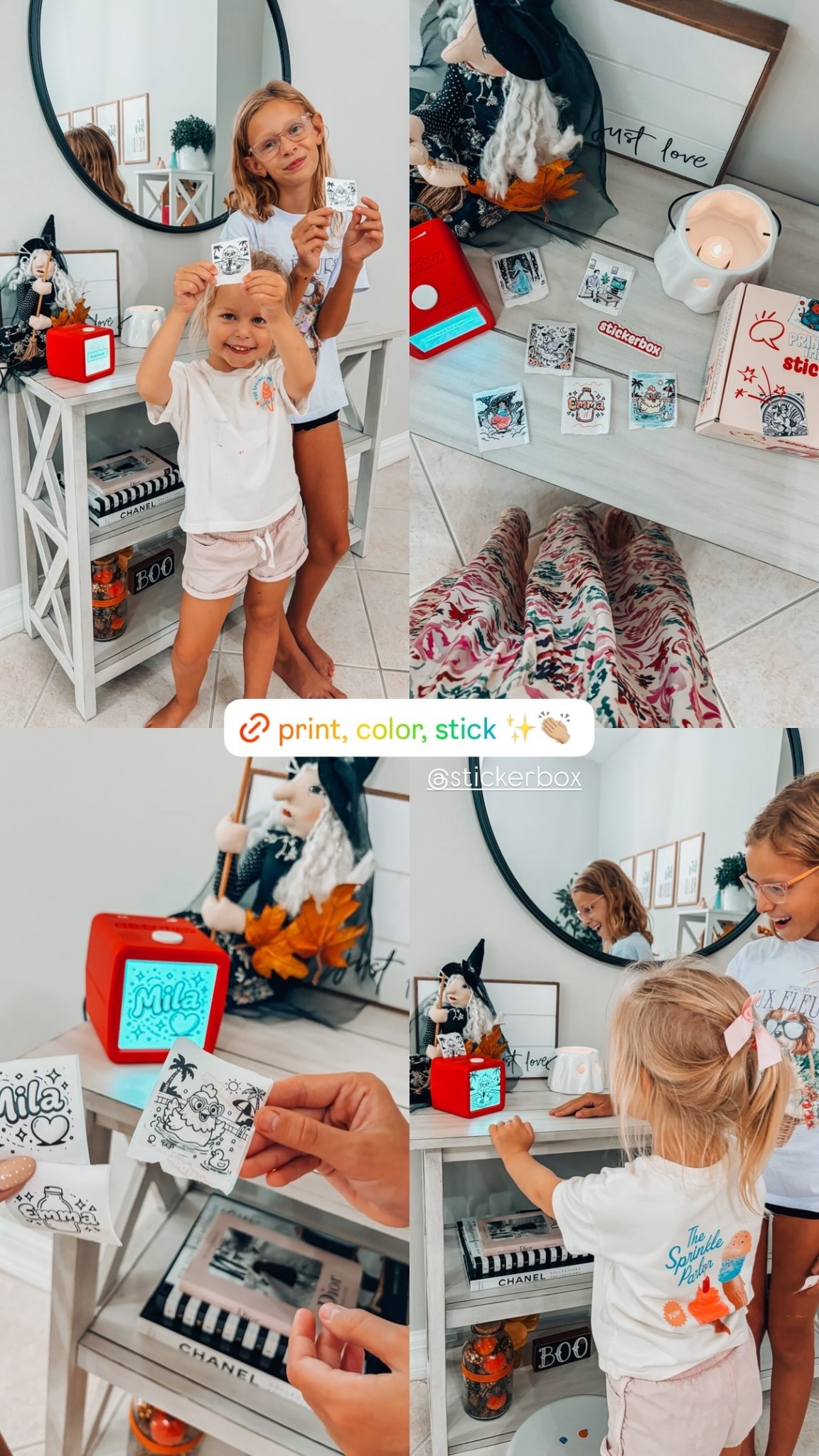 Print, color, stick!!! The girls are obsessed.  @stickerbox

#LTKmomlife #LTKKids #LTKSaleAlert