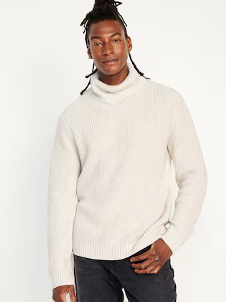 Shaker-Stitch Turtleneck Sweater for Men | Old Navy (US)