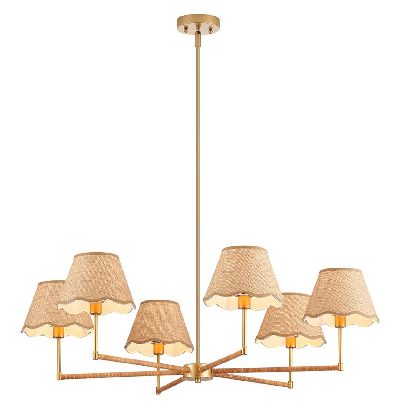 The perfect Grandmillennial style chandelier is on sale now! 🩵🤍

#LTKHome #LTKSaleAlert #LTKCyberWeek