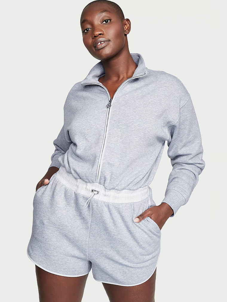 Cotton Fleece Romper | Victoria's Secret (US / CA )