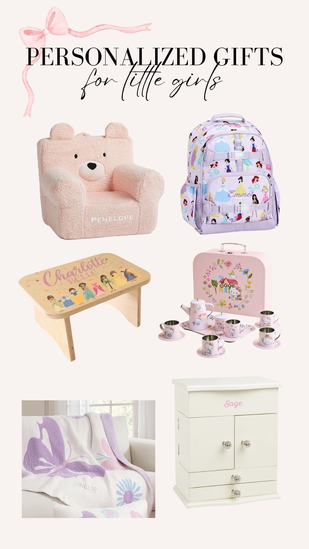 The sweetest personalized gifts for little girls! 

Christmas gifts for 2 year old girl / Christmas gifts for 3 year old girl / Christmas gifts for 4 year old girl / Christmas gifts for little girls 

#LTKKids #LTKGiftGuide #LTKHoliday