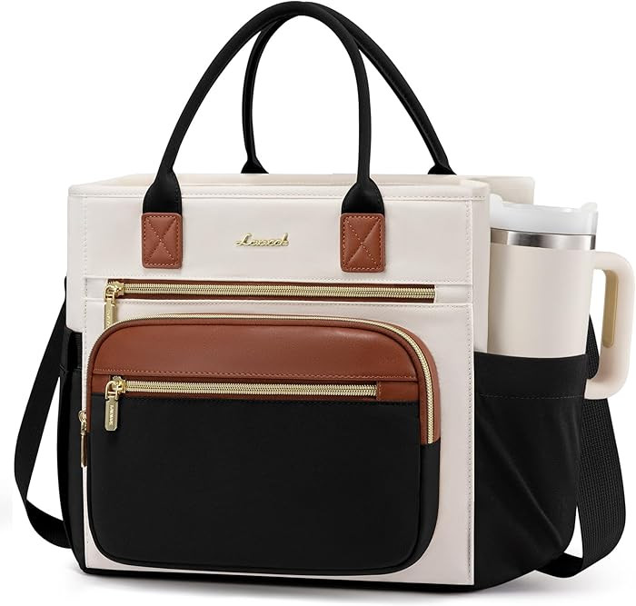 LOVEVOOK Insulated Lunch Bag Women,Wide Opening Adult Lunch Box Women,Large Leakproof Cooler Bag ... | Amazon (US)