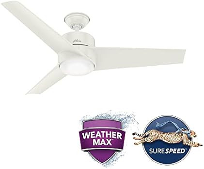 Hunter Fan Company 59470 Havoc Ceiling Fan, 54, Fresh White Finish | Amazon (US)