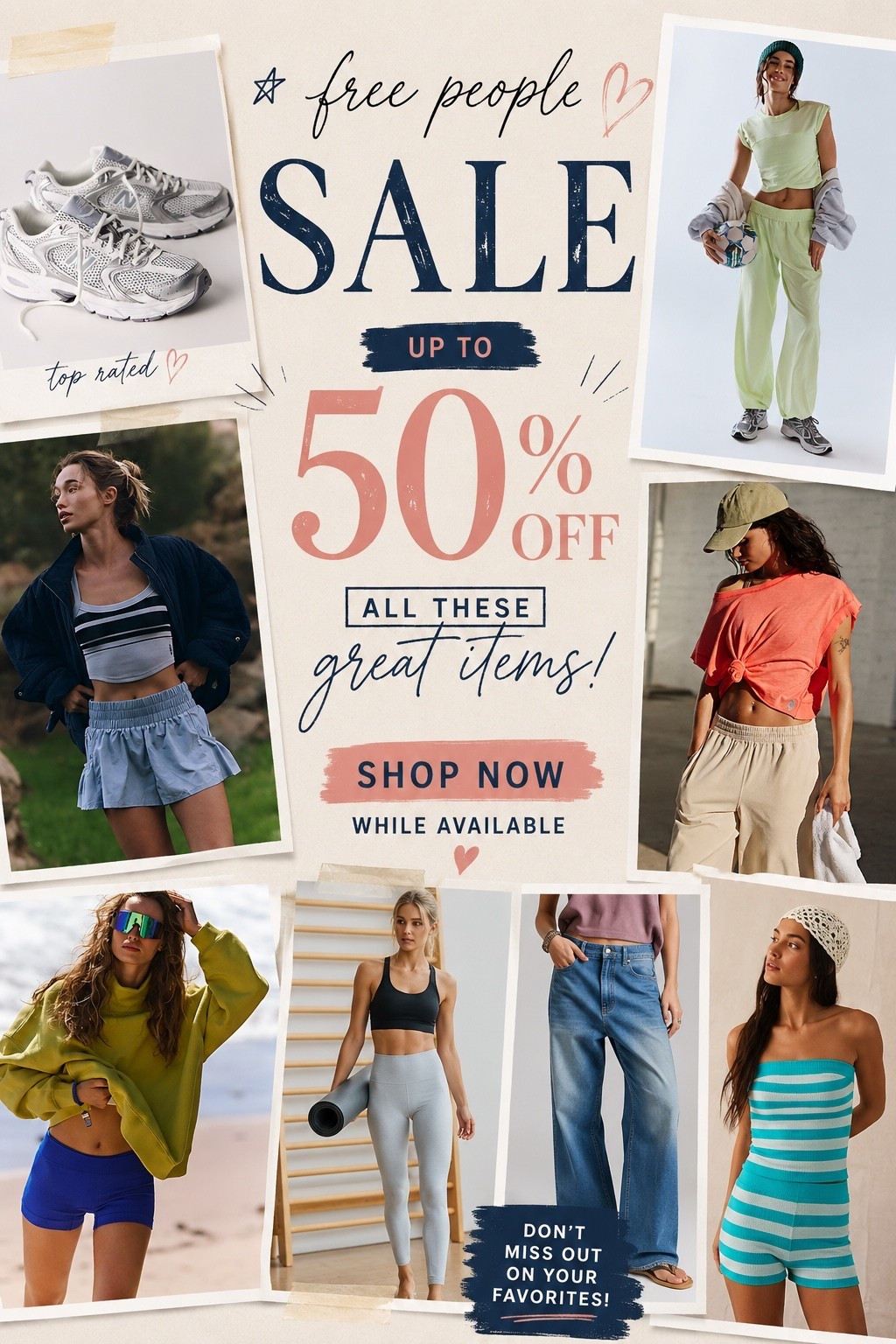 ✨ Free People Favorites • Up to 50% OFF 🤍
These sets are too good to miss! Shop now before your size is gone.

#LTKSaleAlert #LTKfitnessgoals #LTKootd