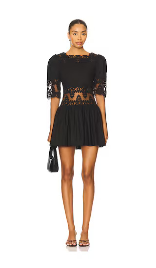 Bonnie Mini Dress in Black | Revolve Clothing (Global)