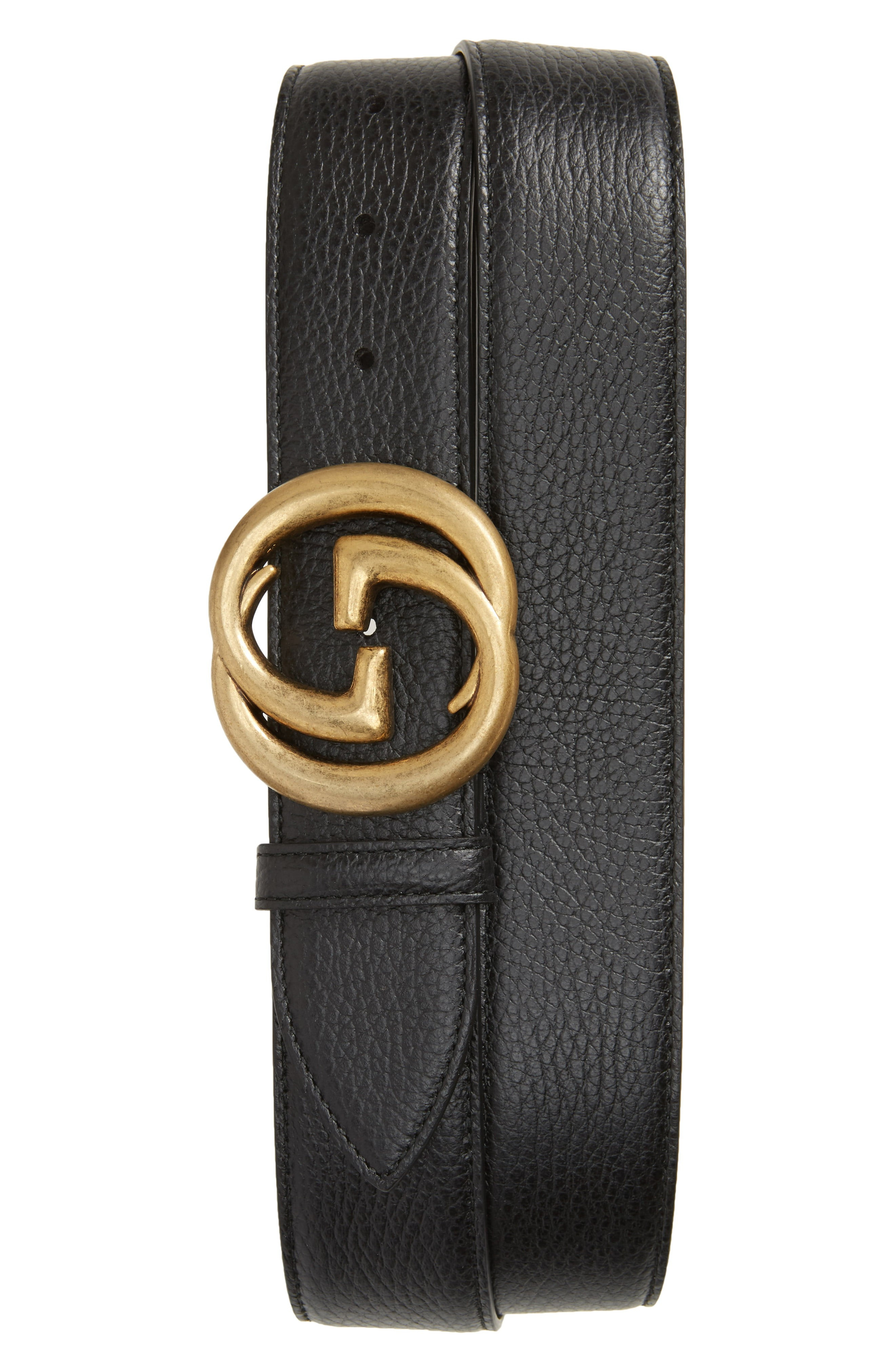 Interlocking-G Calfskin Leather Belt | Nordstrom