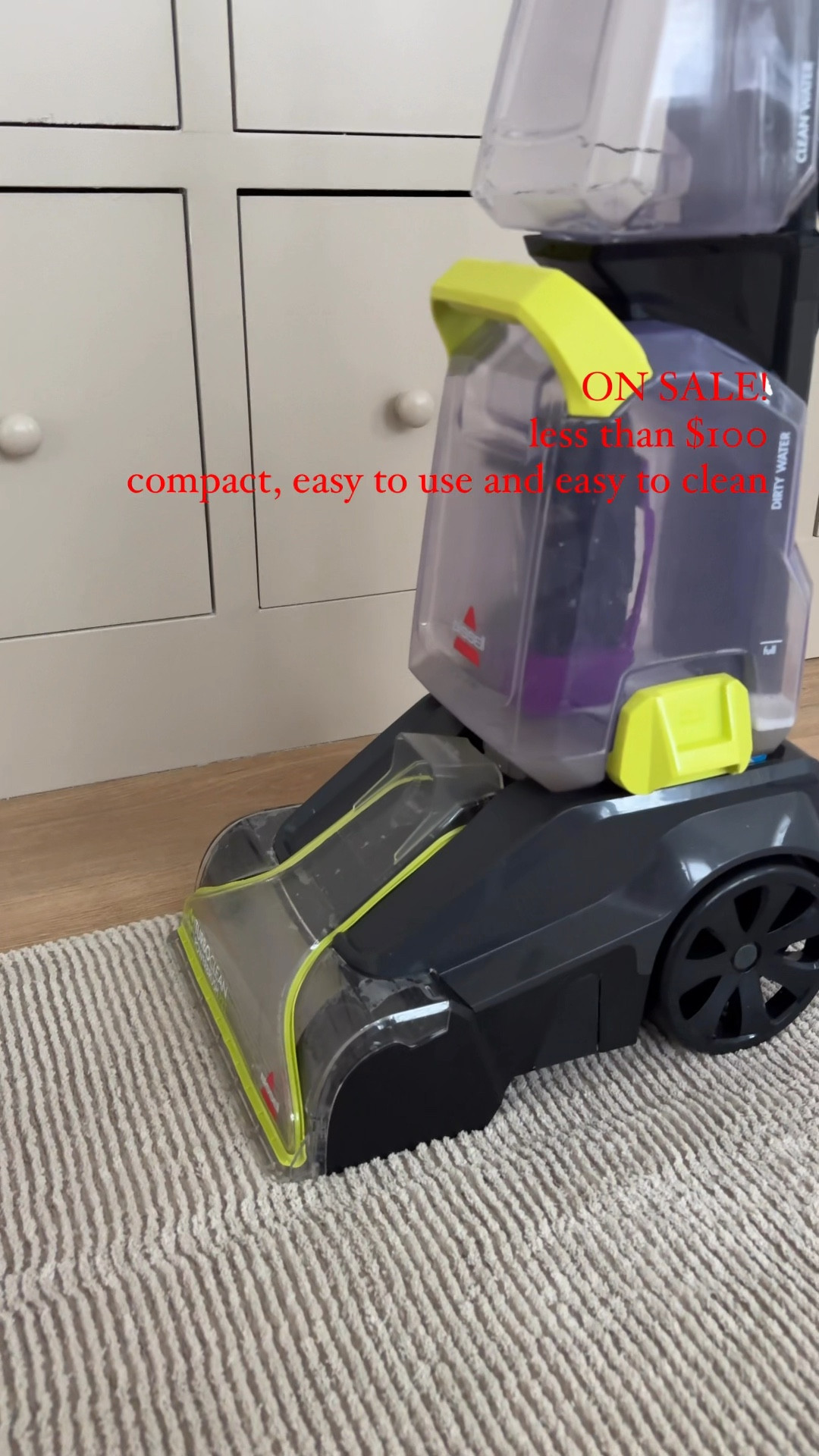 ON SALE for less than $100. i love this carpet cleaner. it’s so easy to use and clean and it’s super compact. cleaning my rugs after thanksgiving 

#LTKSaleAlert #LTKCyberWeek #LTKGiftGuide
