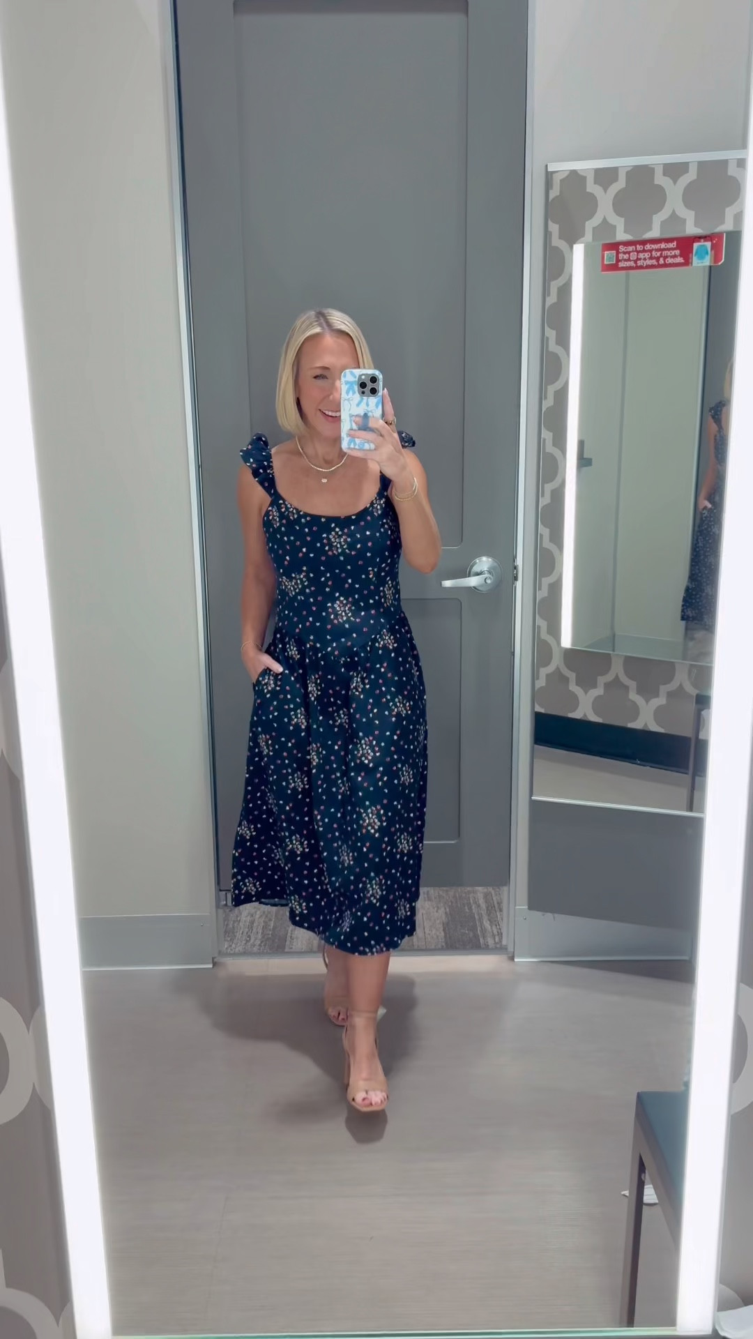 Target; in store try-on. Sleeveless Midi A-Line Dress - size XS. * Tan Heel - tts.
 

 

#LTKOver40 #LTKFindsUnder50 #LTKSeasonal