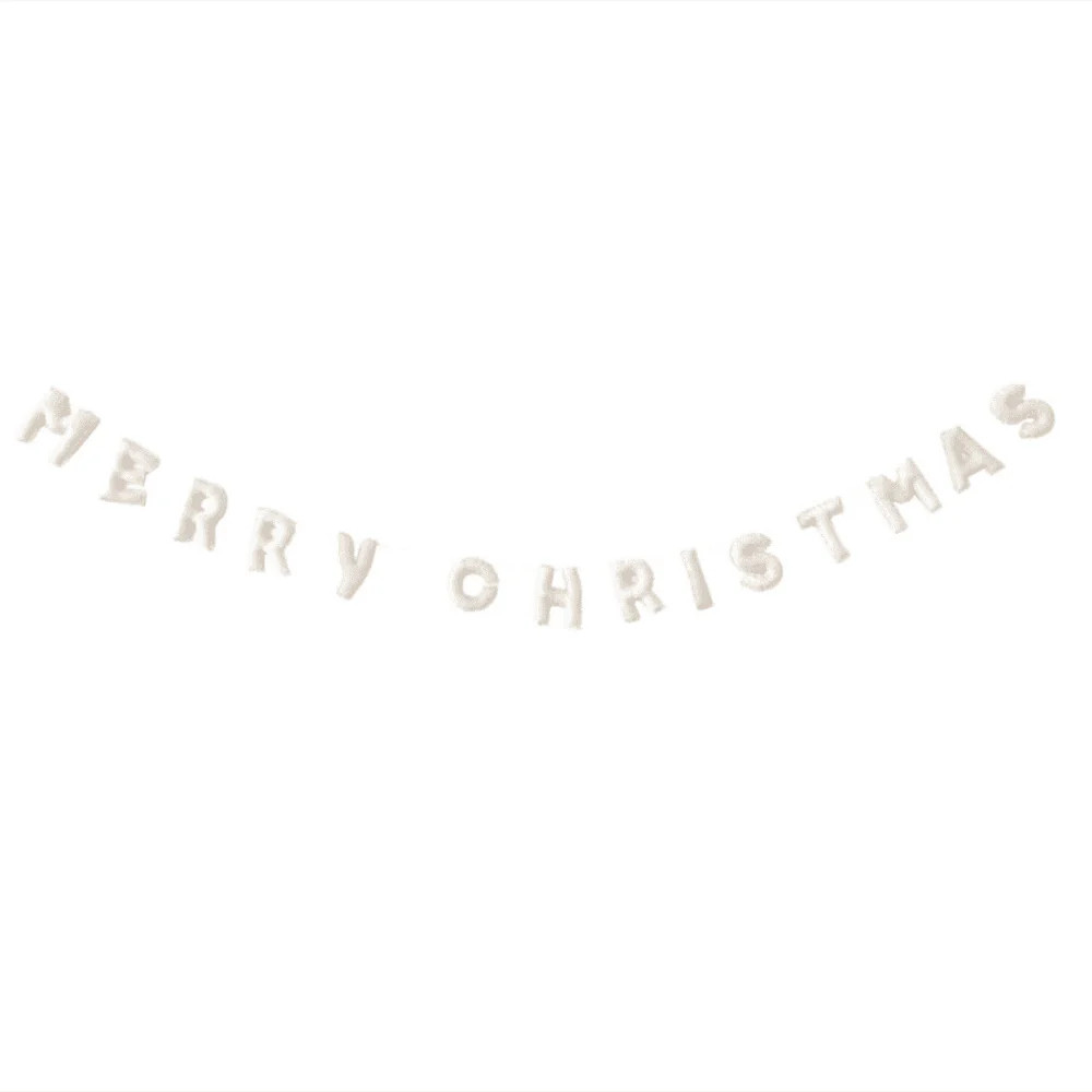 Merry Christmas Wool Felt Garland | Shop Sweet Lulu
