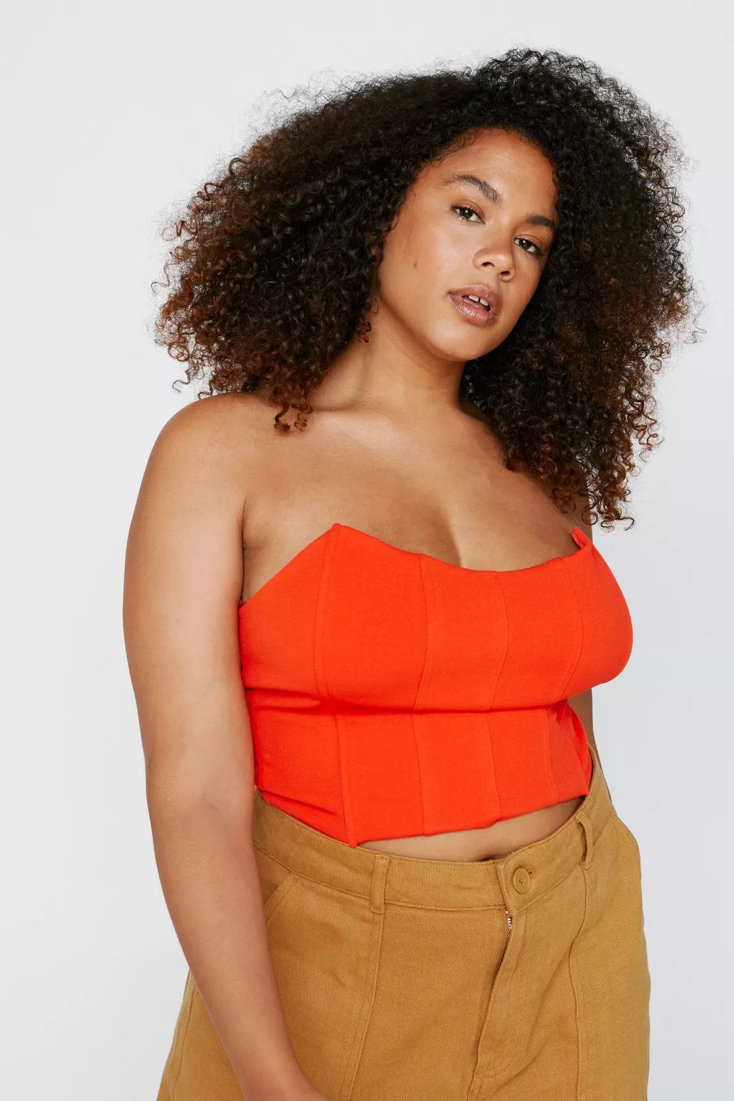 Plus Size Strapless Boned Corset | Nasty Gal (US)