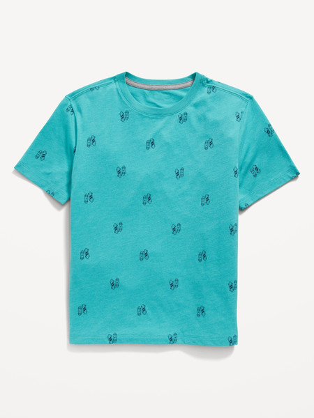 Softest Printed Crew-Neck T-Shirt for Boys | Old Navy (US)