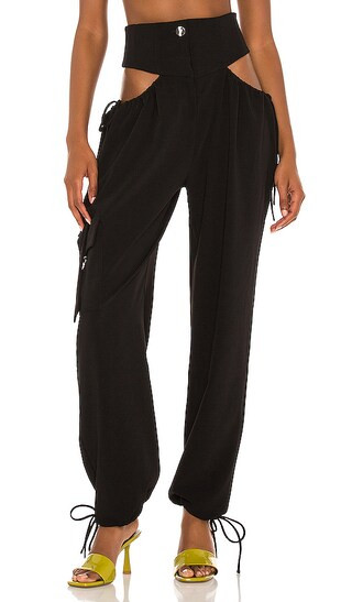 Suki Cutout Jogger in Black | Revolve Clothing (Global)