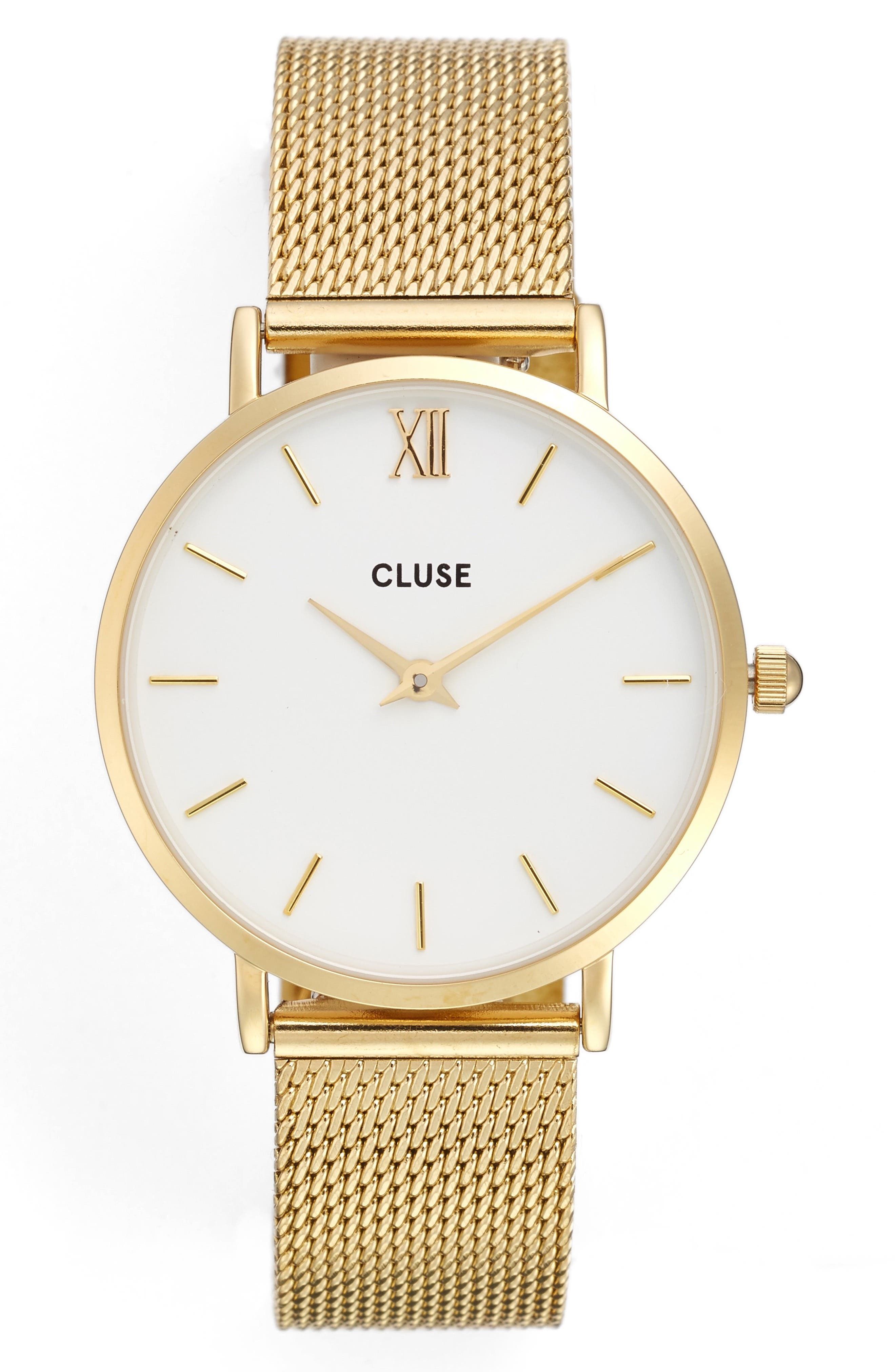 Minuit Mesh Strap Watch, 33mm | Nordstrom