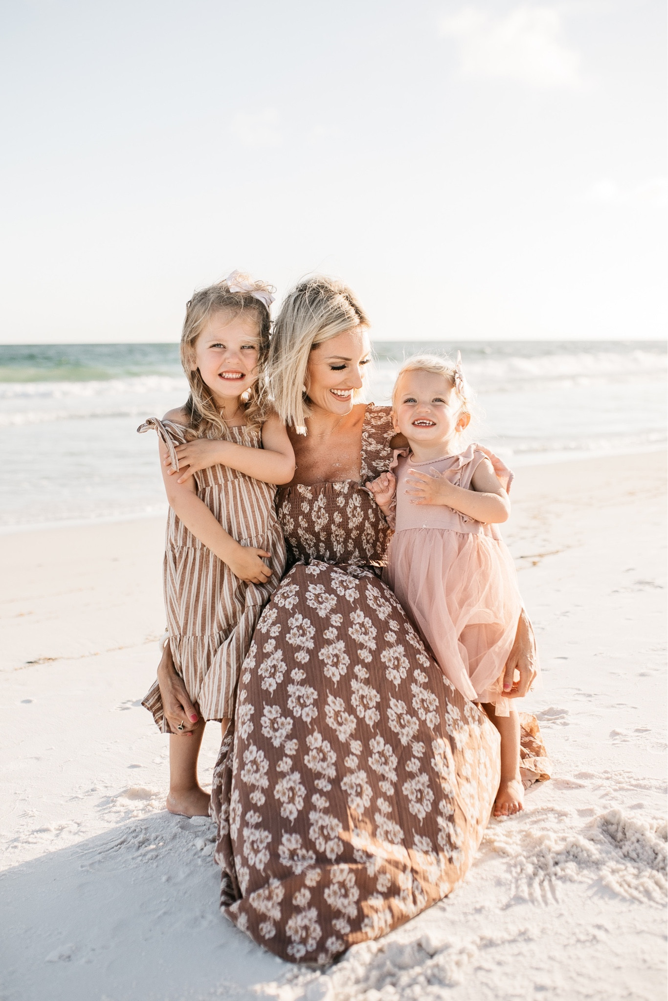 Loverly Grey’s dress from family photos is back in stock! She is wearing an XS 
Linking similar dresses to the girls! 

#LTKFind #LTKstyletip #LTKSeasonal