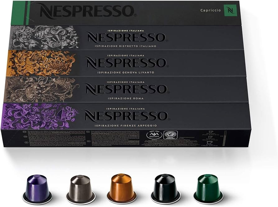 Nespresso Capsules OriginalLine, Ispirazione Variety Pack, Medium & Dark Roast Espresso Coffee, 5... | Amazon (US)