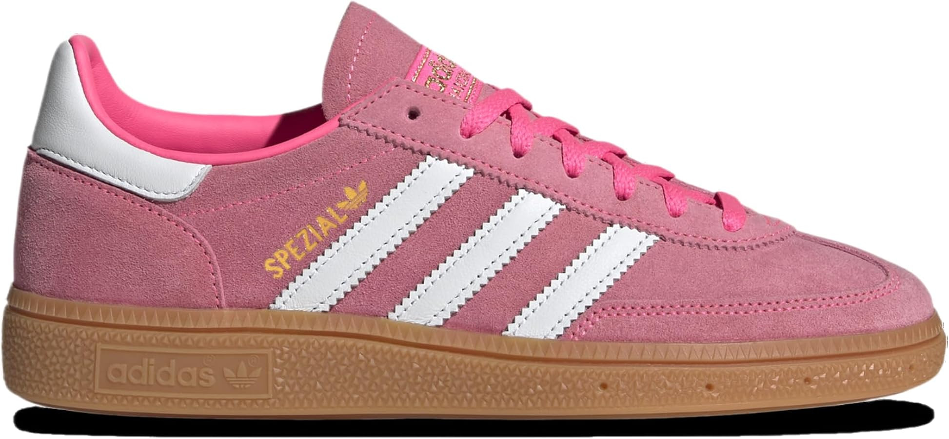 adidas Womens Handball Spezial Lace Up Sneakers Shoes Casual - Pink - Size 7 M | Amazon (US)