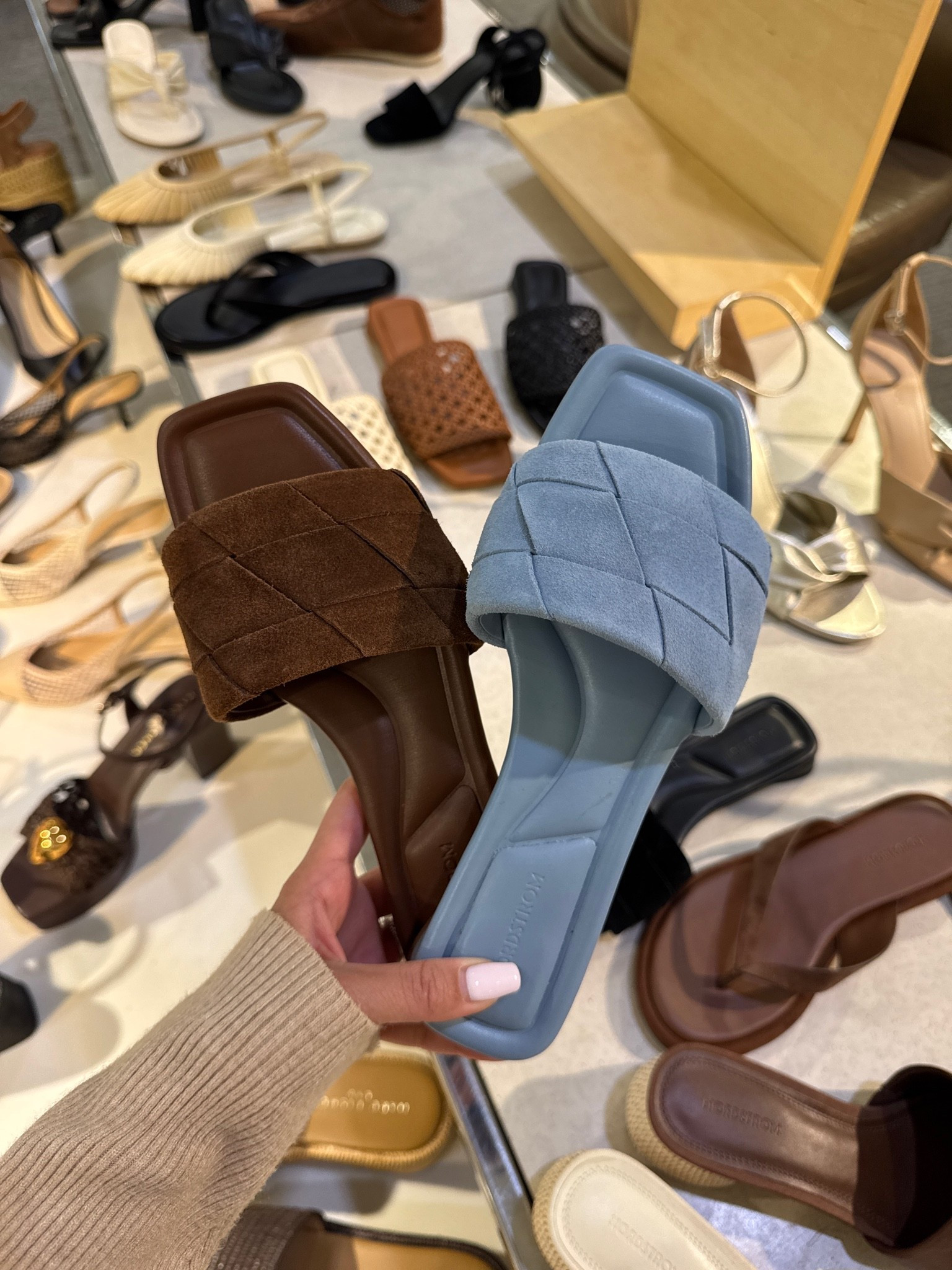 Sandals on sale and so comfy! Got the brown pair for my mom for Mother’s Day 🤍 these run tts!

#LTKSaleAlert