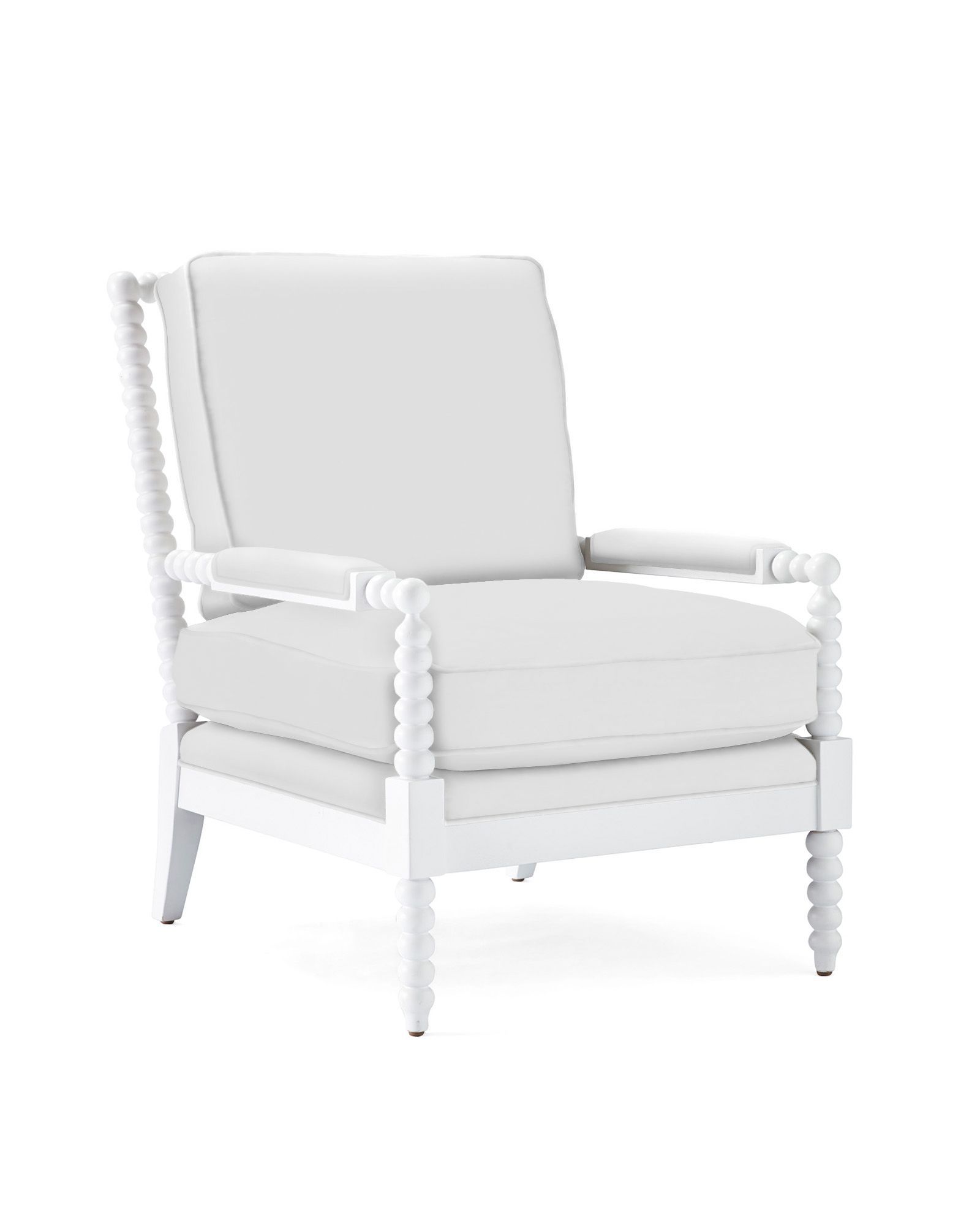 Beckett Chair - White | Serena and Lily