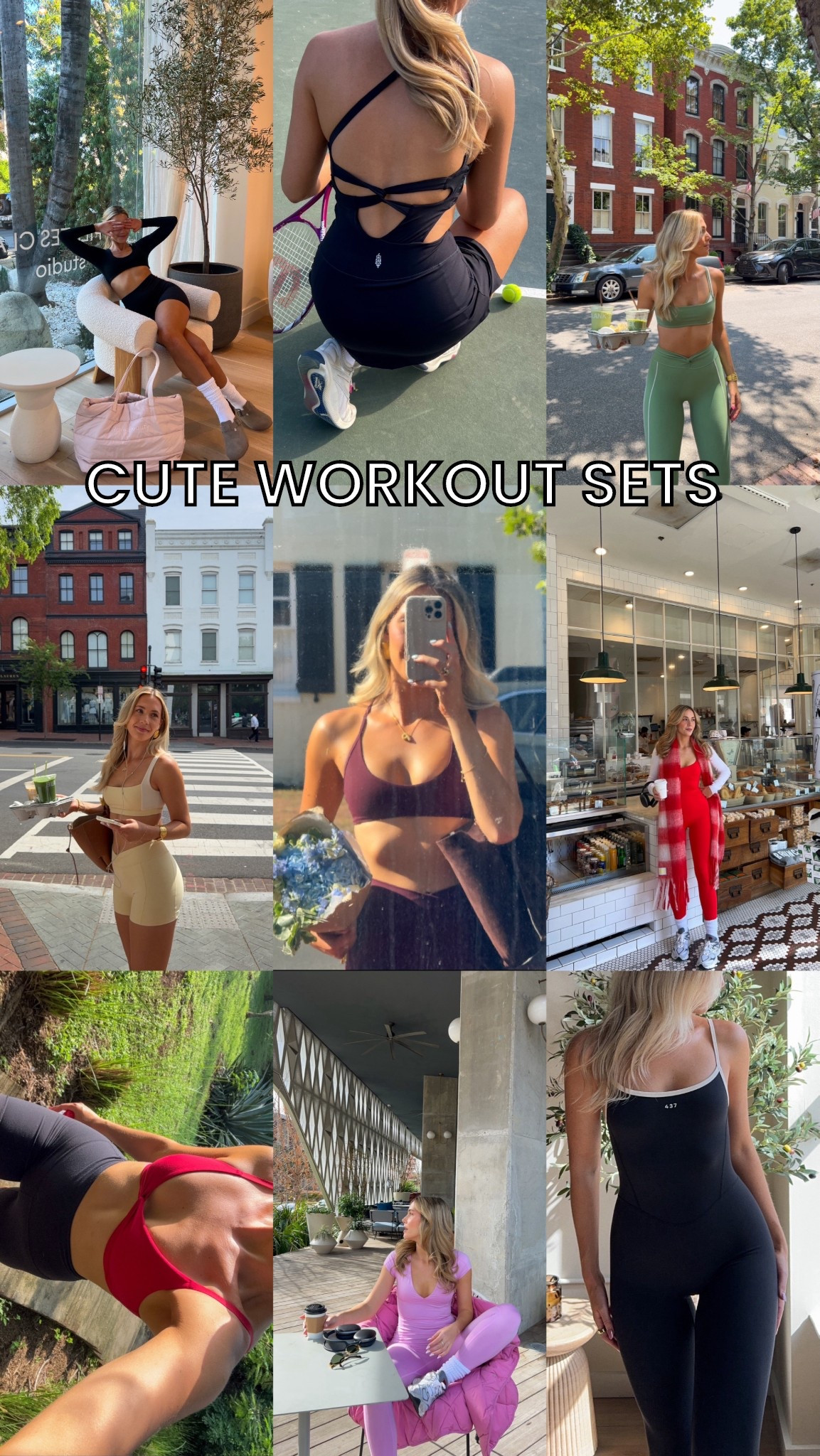 Cute workout sets! Linked as many as I can find & some similar options too 🖤✨  use code PEYTON for $$off gymshark! 

#LTKfitnessgoals #LTKdayinmylife #LTKActive