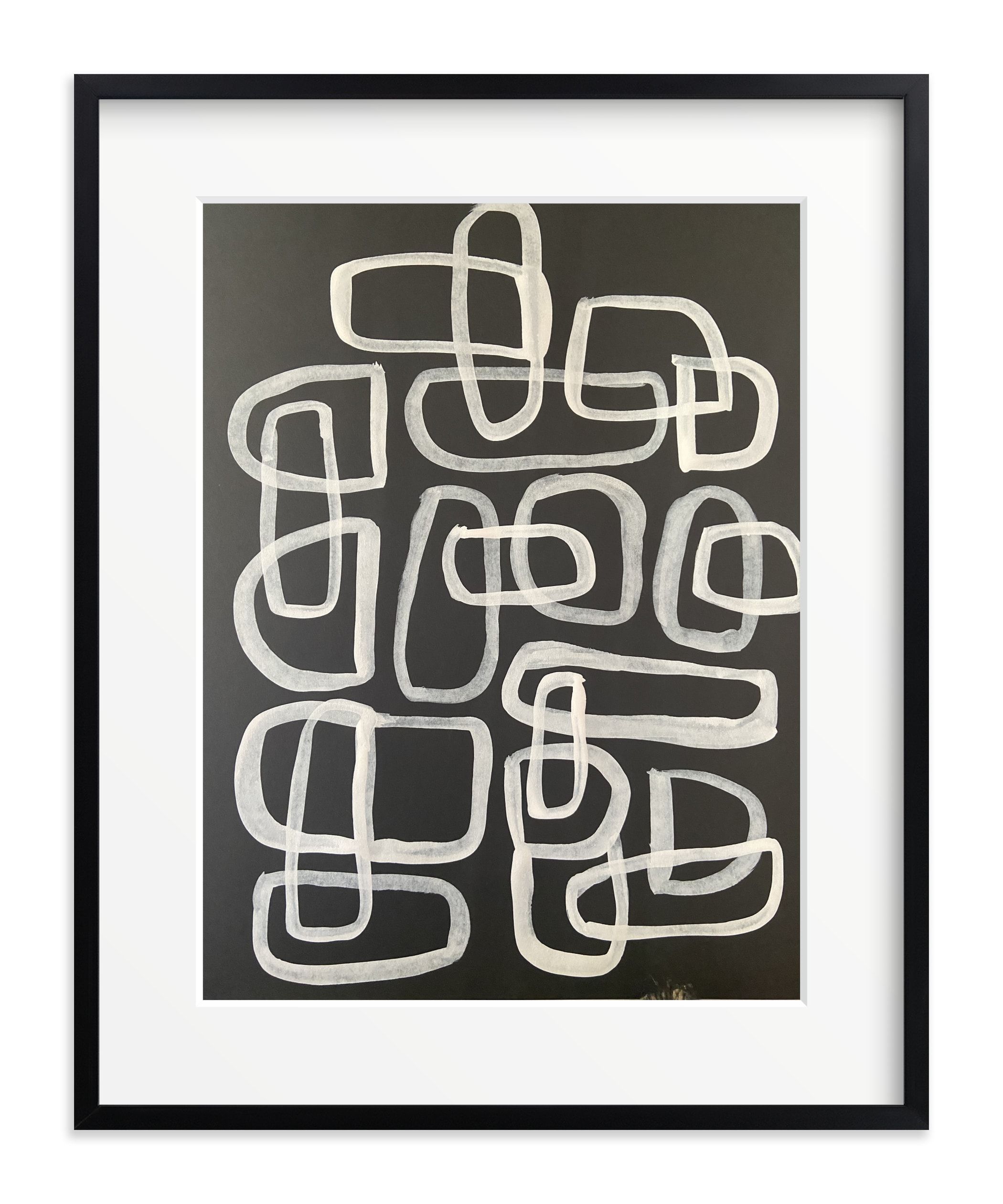 "Links and Chains No.2" - Painting Limited Edition Art Print by Deborah Velasquez. | Minted