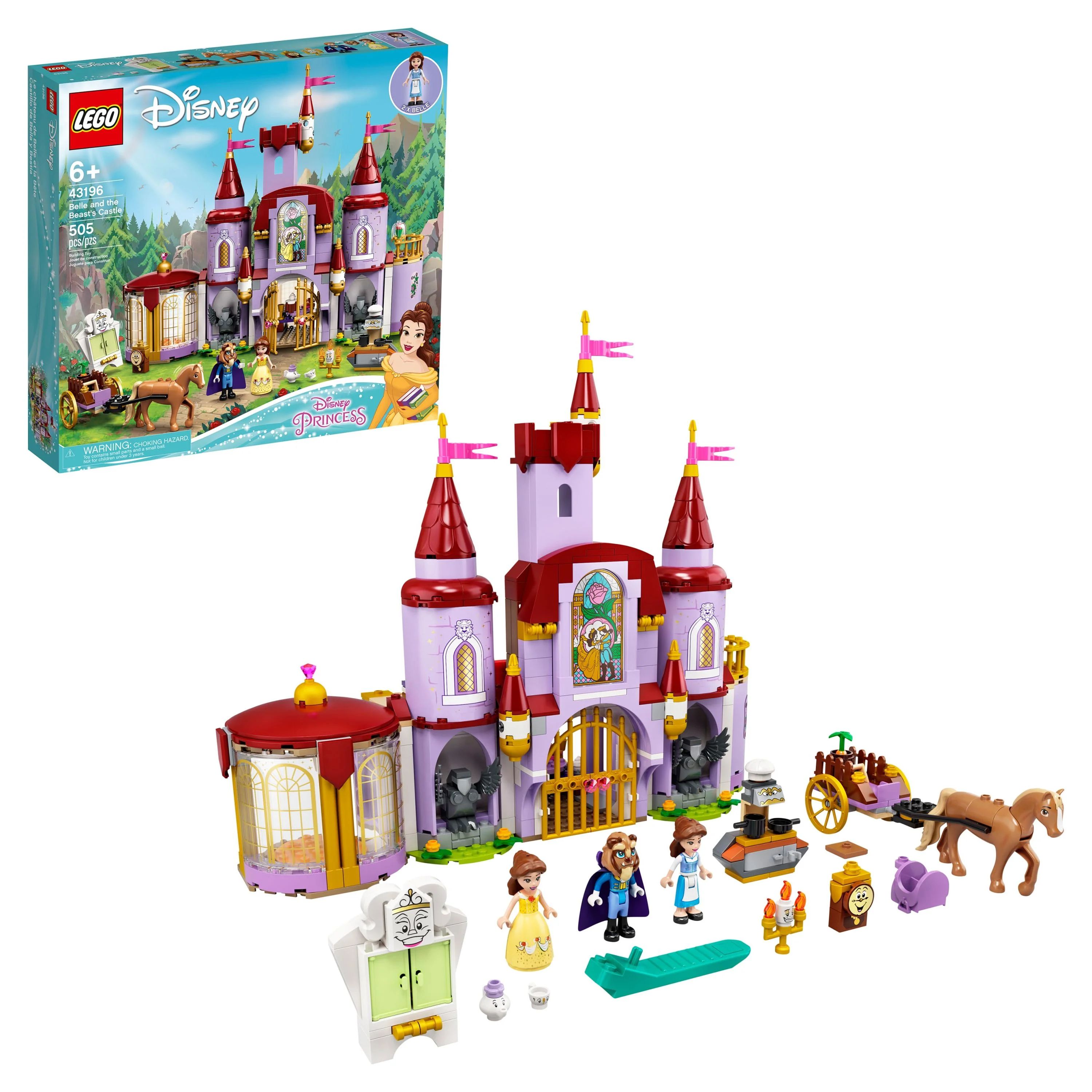 LEGO Disney Belle and the Beast’s Castle 43196 Building Toys from The Beauty and the Beast Movi... | Walmart (US)