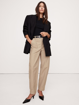 High-Rise Barrel Utility Chino Pant | Banana Republic (US)