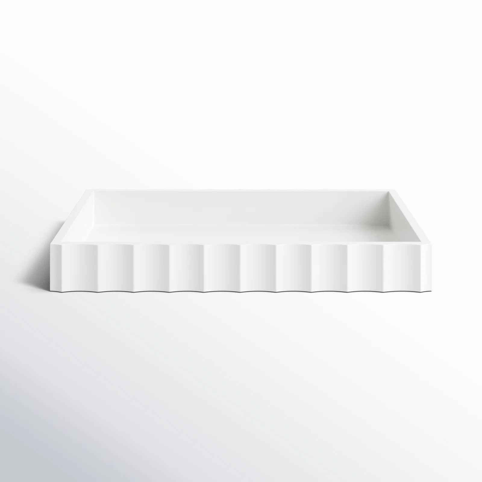 Cardella Fluted Rectangle Serving Tray | Wayfair North America