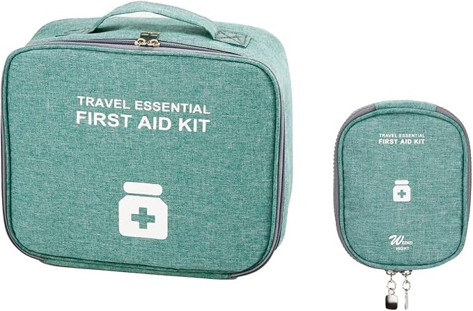 Empty First Aid Bags, Travel Medicine Bag, Medical Supplies Organizer Bag, Portable Kit for Trave... | Amazon (US)