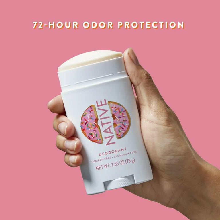 Native Dunkin' Deodorant, Aluminum Free, Strawberry Frosted Deodorant, 2.65 oz | Walmart (US)