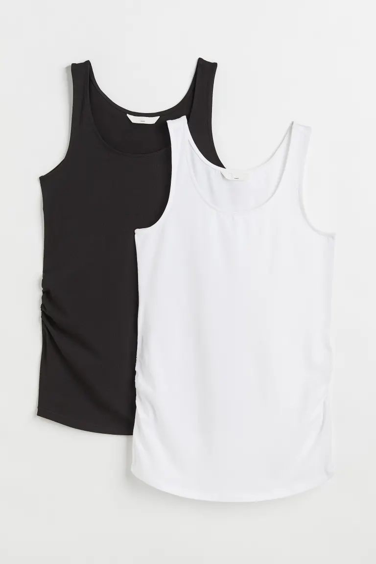 MAMA 2-pack Cotton Tank Tops | H&M (US)