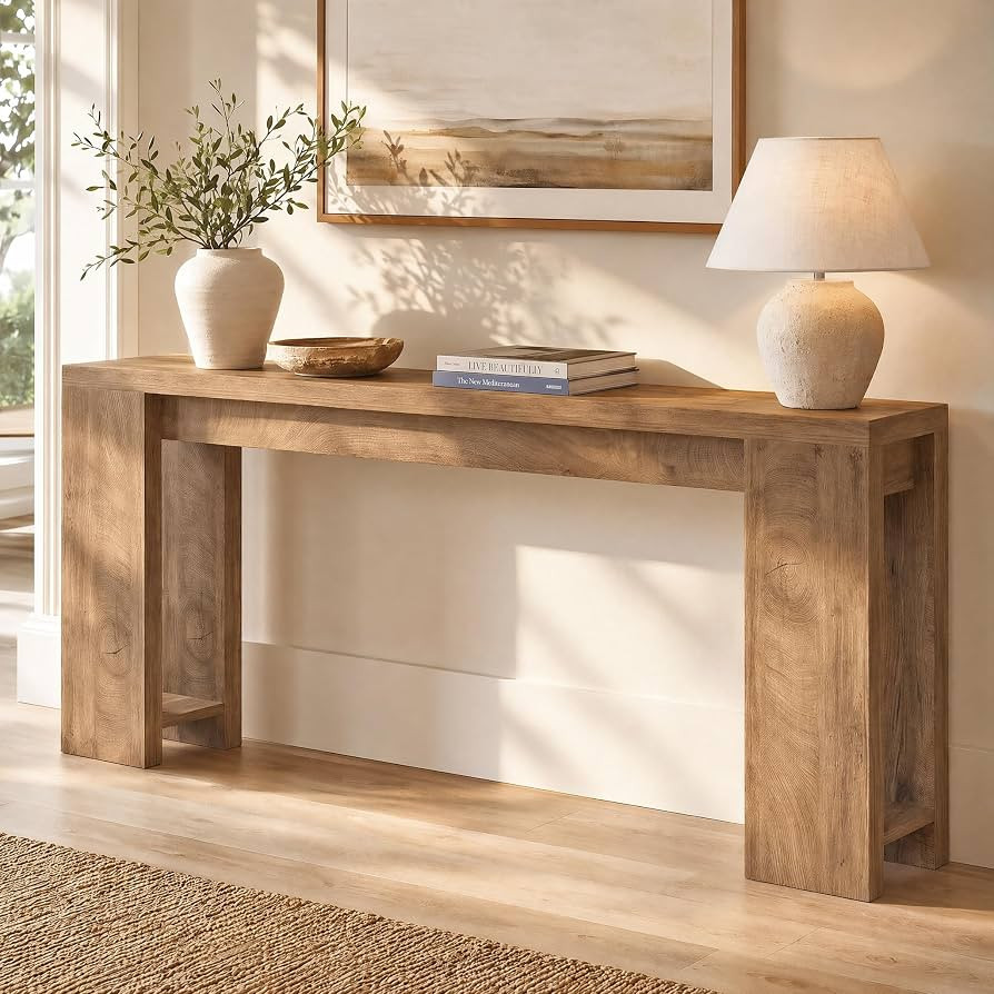 Tribesigns 70.9-Inch Console Table, Farmhouse Sofa Table Behind Couch, Narrow Entryway Table for ... | Amazon (US)