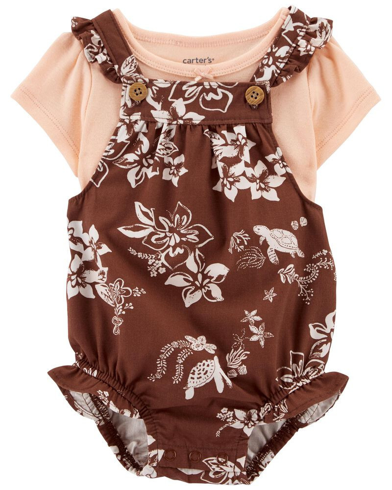 Baby 2-Piece Tee & Shortall Set | Carter's