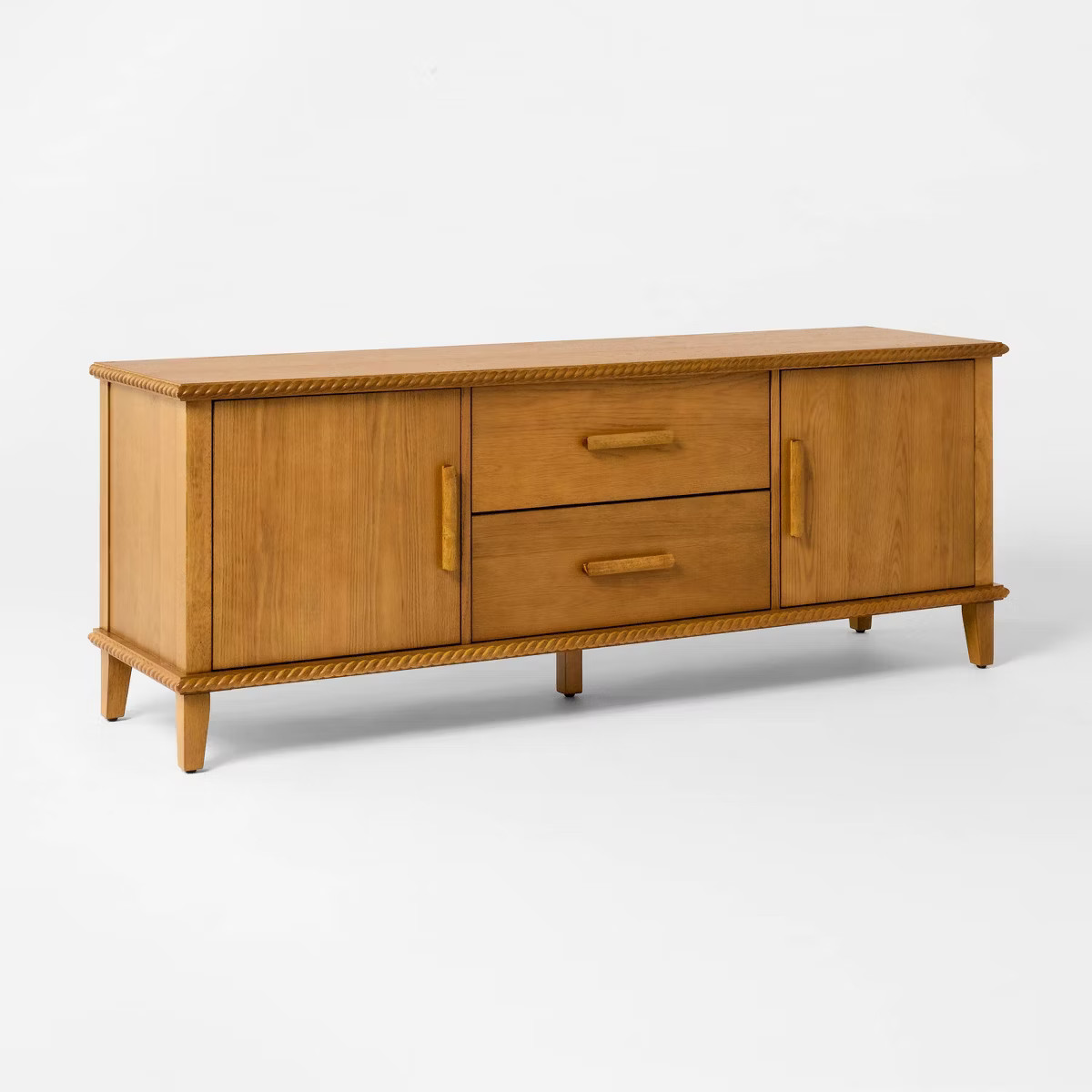 Azorella Media Stand Oak Brown - Threshold™ designed with Studio McGee | Target