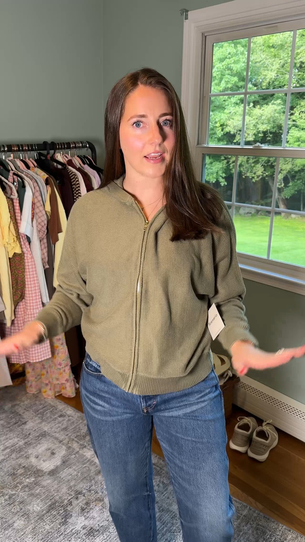 This sweater zip up is SO good! Its comfy and so cute - on sale now!  

 #LTKootd #LTKSaleAlert