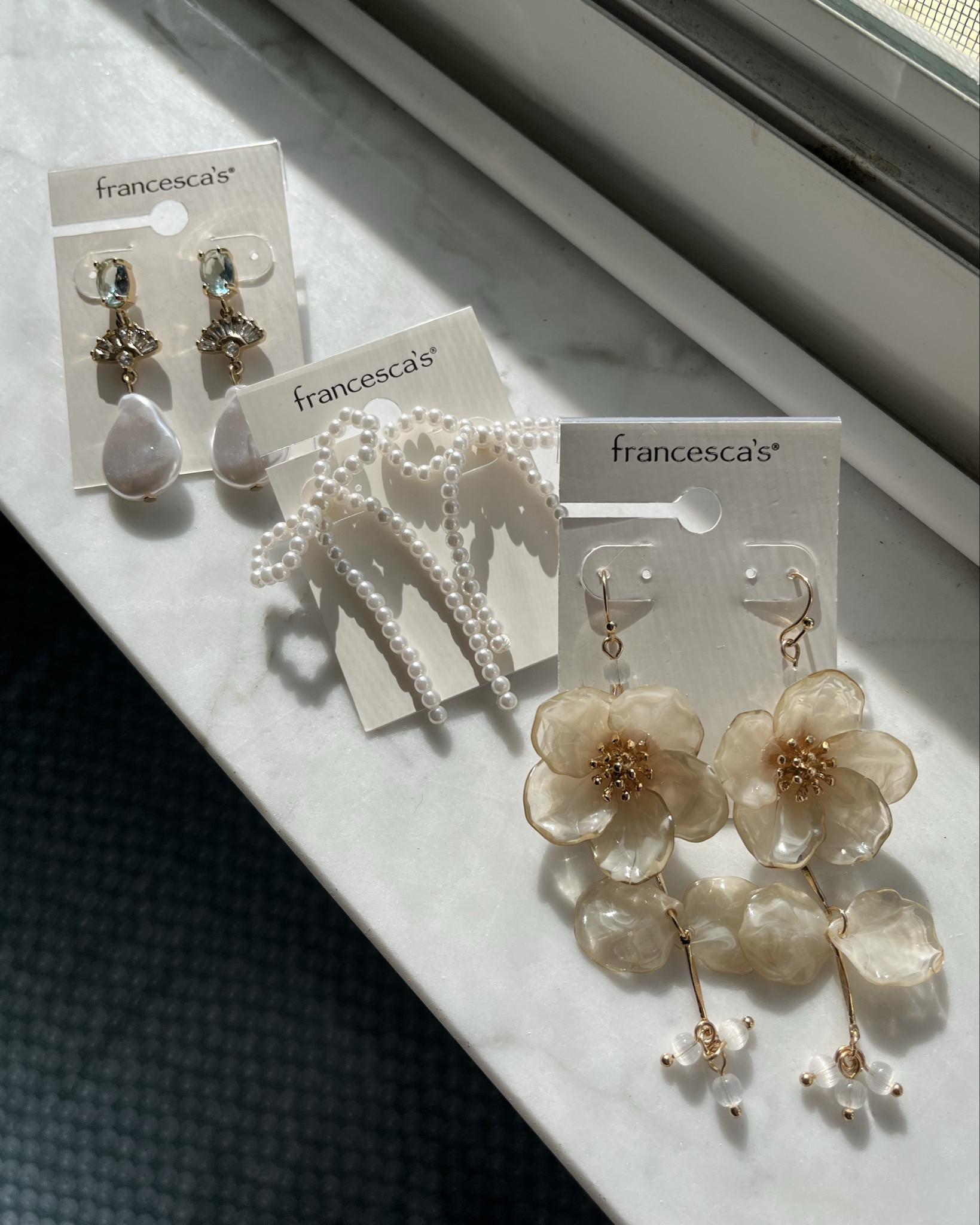 These #bow #earrings have been generating so much interest I thought they deserved their own post 🥰 Here are a few favorites from #Francescas - all on sale 🥳🛍️ and going fast! ⌛️

#jewelry #pearls #pearl #pearlearrings #bowearrings #flowerearrings #floral #floralearrings #accessories #onsale 

#LTKSaleAlert #LTKFindsUnder50