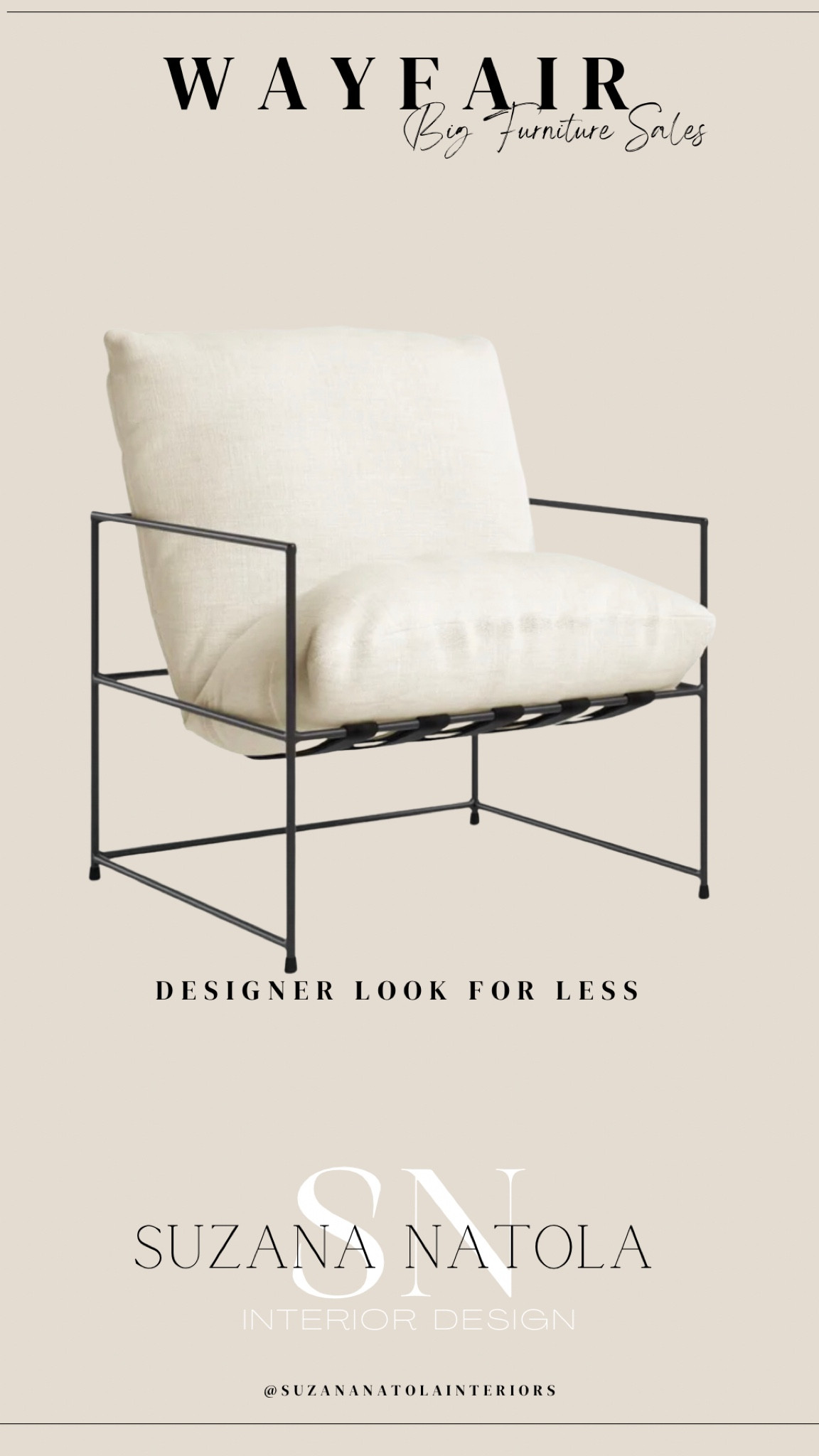 Wayfair Big Furniture Sale!
Designer look accent chair for less 
31% OFF 

#LTKhome #LTKSale