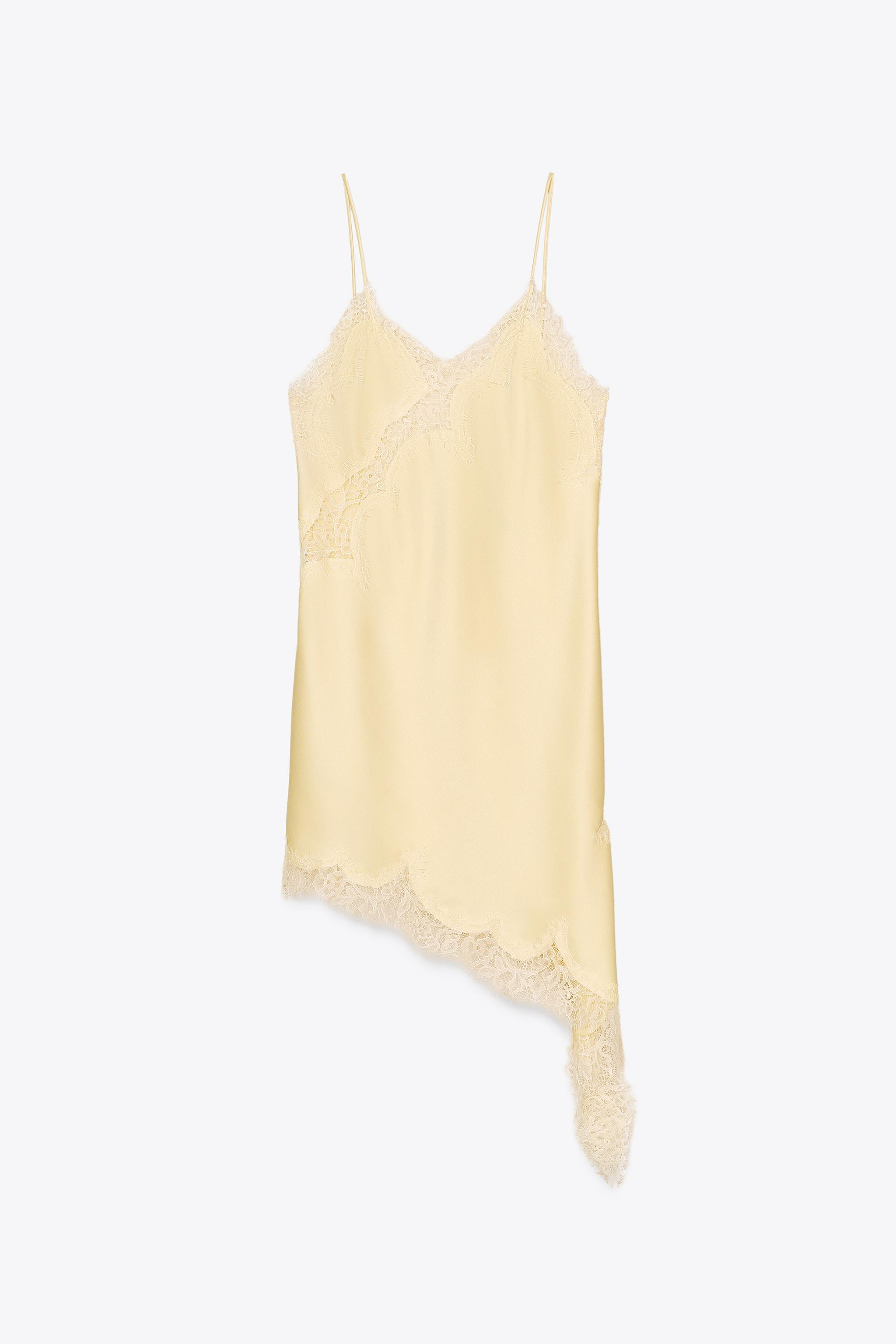 ASYMMETRIC LACE DRESS ZW COLLECTION | Zara UK